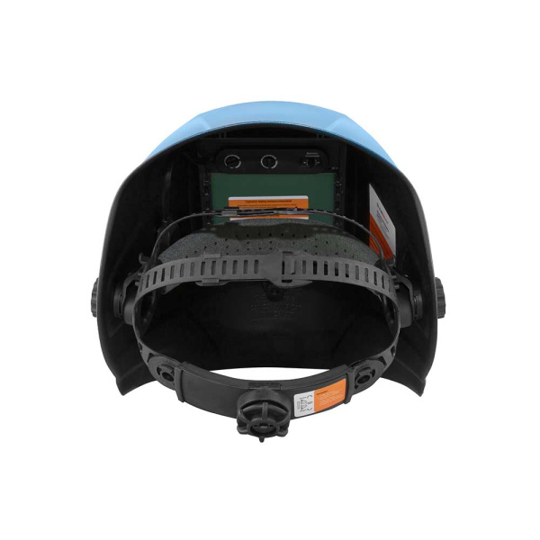 Маска сварщика GEFEST "синяя" (ф-р 9500V, пр-во FoxWeld) без коробки