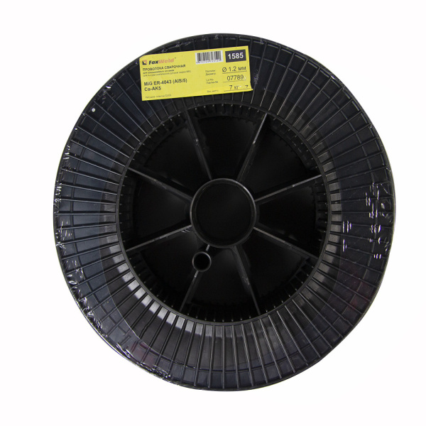 FoxWeld Проволока алюминиевая AL Si 5 (ER-4043) д.1.2мм, 7кг D300 (пр-во FoxWeld/КНР)