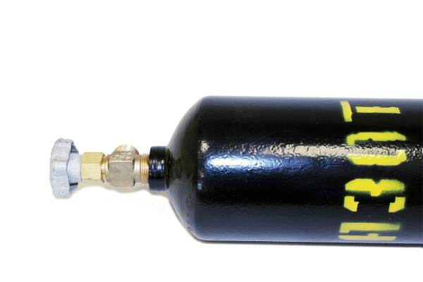 Баллон для газов 10 л W27,8 крашеный, с вентилем ВК-1 (Азот) бесшовный