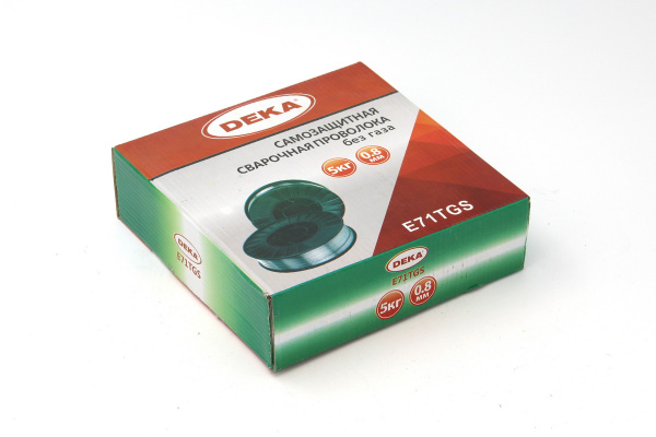 Порошковая проволока DEKA E71TGS 0,8 мм по 5 кг