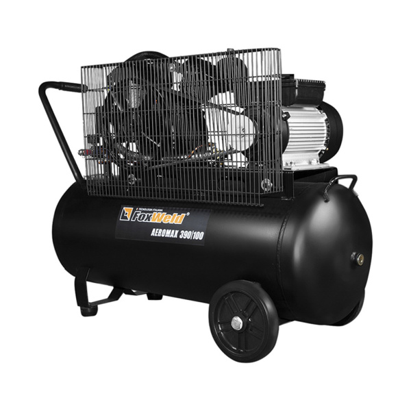Компрессор масляный ременной AEROMAX 390/100 (пр-во FoxWeld/КНР)
