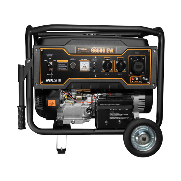 Бензиновый генератор FoxWeld Expert G8500 EW в компл. с блоком автоматики
