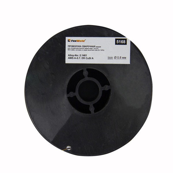 Проволока медн. CuSi3 д.0.8мм, 1кг FoxWeld
