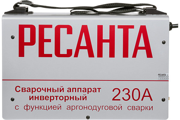 Сварочный аппарат инверторный Ресанта САИ-230 АД (аргонодуговой)