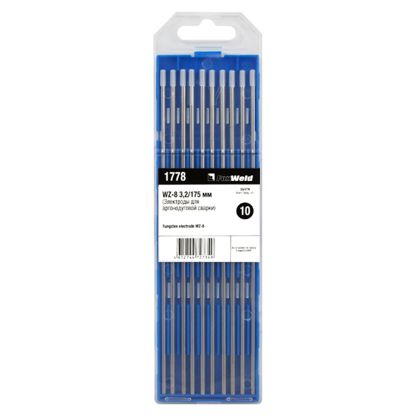 Вольфрамовый электрод WZ-8 3,2мм / 175мм (1шт.) FoxWeld