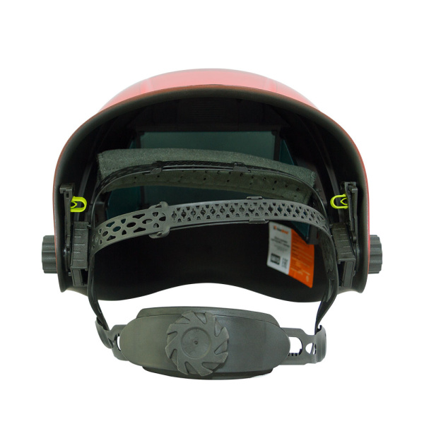 Маска сварщика КОРУНД МЕГА "красная" (ф-р MEGA LED) в коробке