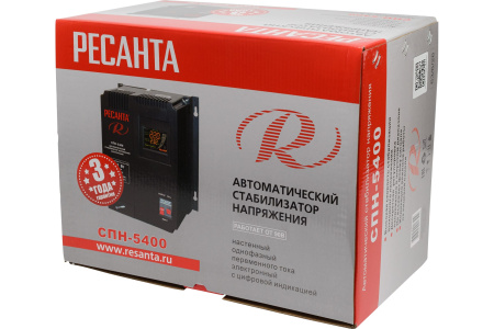 Стабилизатор напряжения РЕСАНТА СПН-5400